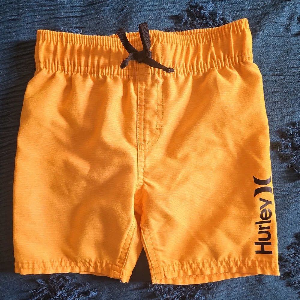 Hurley Kids Bright Orange Swim Shorts